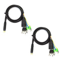 60cm E-bike Motor Extension Cable 9 Pin Male For Front Rear Wheel Hub