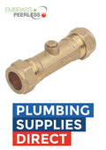 Embrass Peerless Brass DZR Double Check Valve 15mm