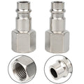 Quick Release Fittings Euro Male High Strength Hose Silver Thread Tools 1/4Opens