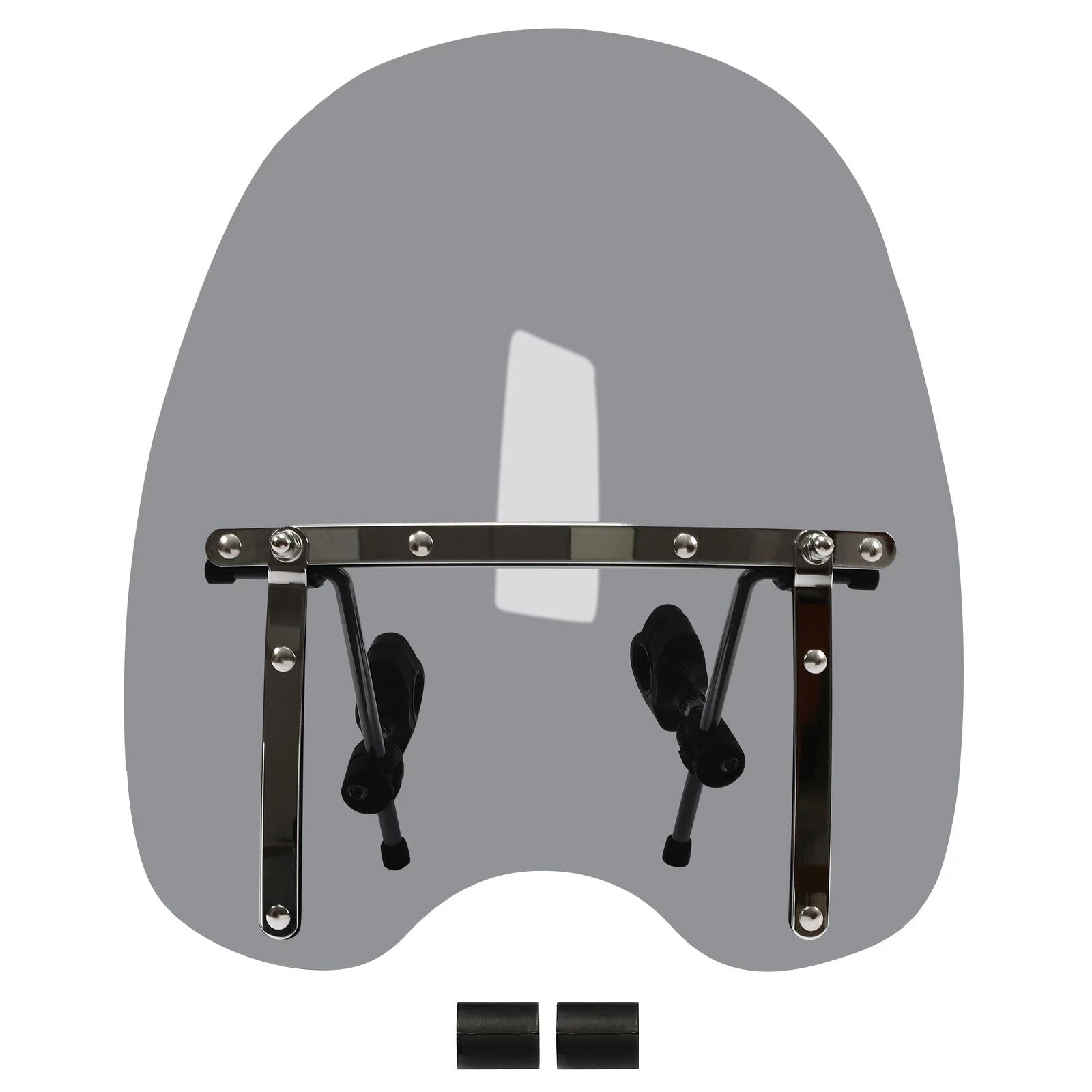 Quality 19" Motorcycle Windscreen Windshield For | Built Supply Co