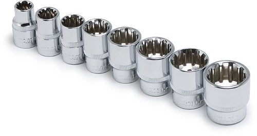 Titan 3/8" Drive SAE Spline Set 8 Piece by Titan