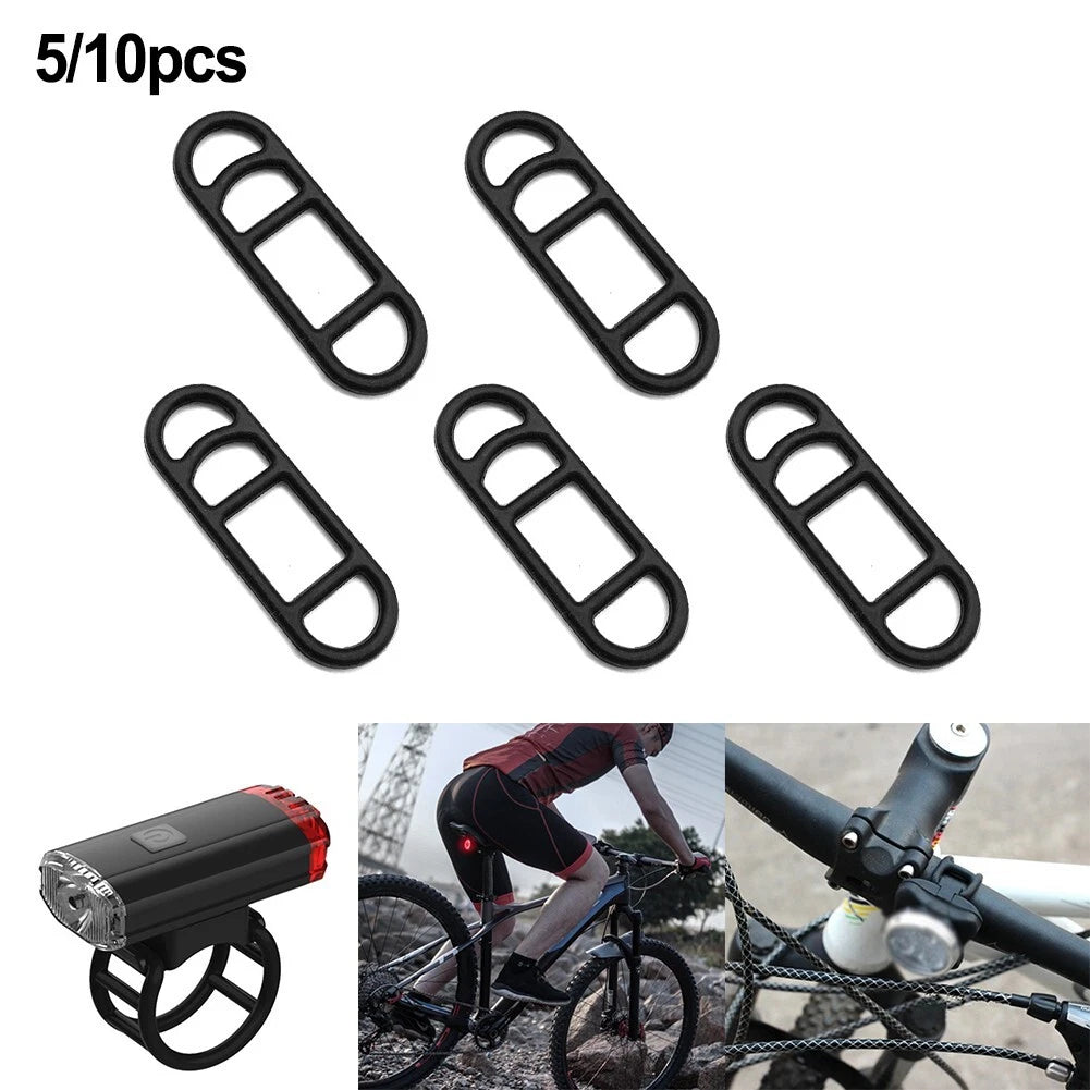 Brand New Silicone Strap Cycling Parts Holder Lamp Light Mount