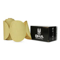 100 Pack - 320 Grit 5 Inch Discs On a Roll PSA Gold Sticky Back DA
