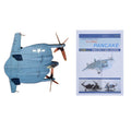 Diy 1/32 American Xf5u-1 Flying Pancake Fighter 3d Paper Model Puzzle