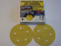25 Siafast 5" Hook & Loop Sanding Discs 5 Hole 80 Grit