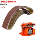 7* 120-1000 Grit Sanding Belts Abrasive Sandpaper For Metal Wood Grinding ToolsO