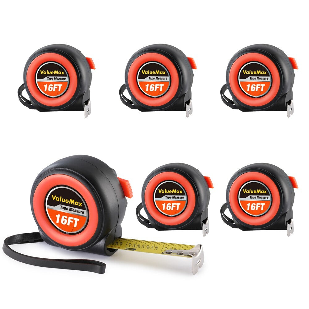 ValueMax 6PC 16FT Tape Measure by ValueMax