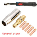 MIG Welding Contact Tip Consumables - 7PCS Set