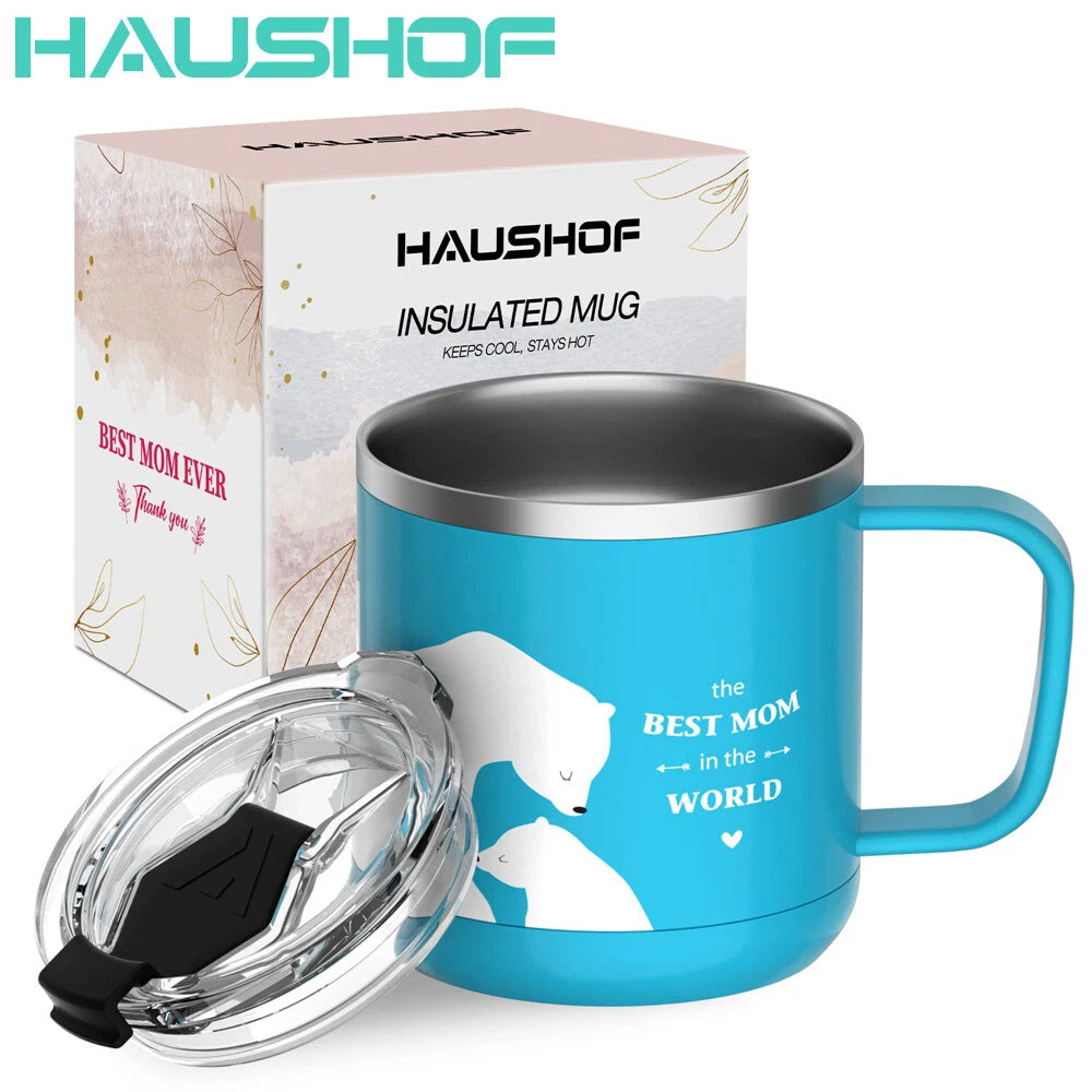 Haushof 14oz Mothers Day Mug Tumblers Stainless Steel Mothers Day