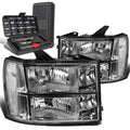 For 2007-2013 Gmc Sierra 1500 Pair Chrome/clear | Built Supply Co