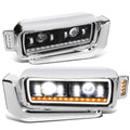 Fit 81-21 Peterbilt 359 379 389 Led Drl Sequential | Built Supply Co