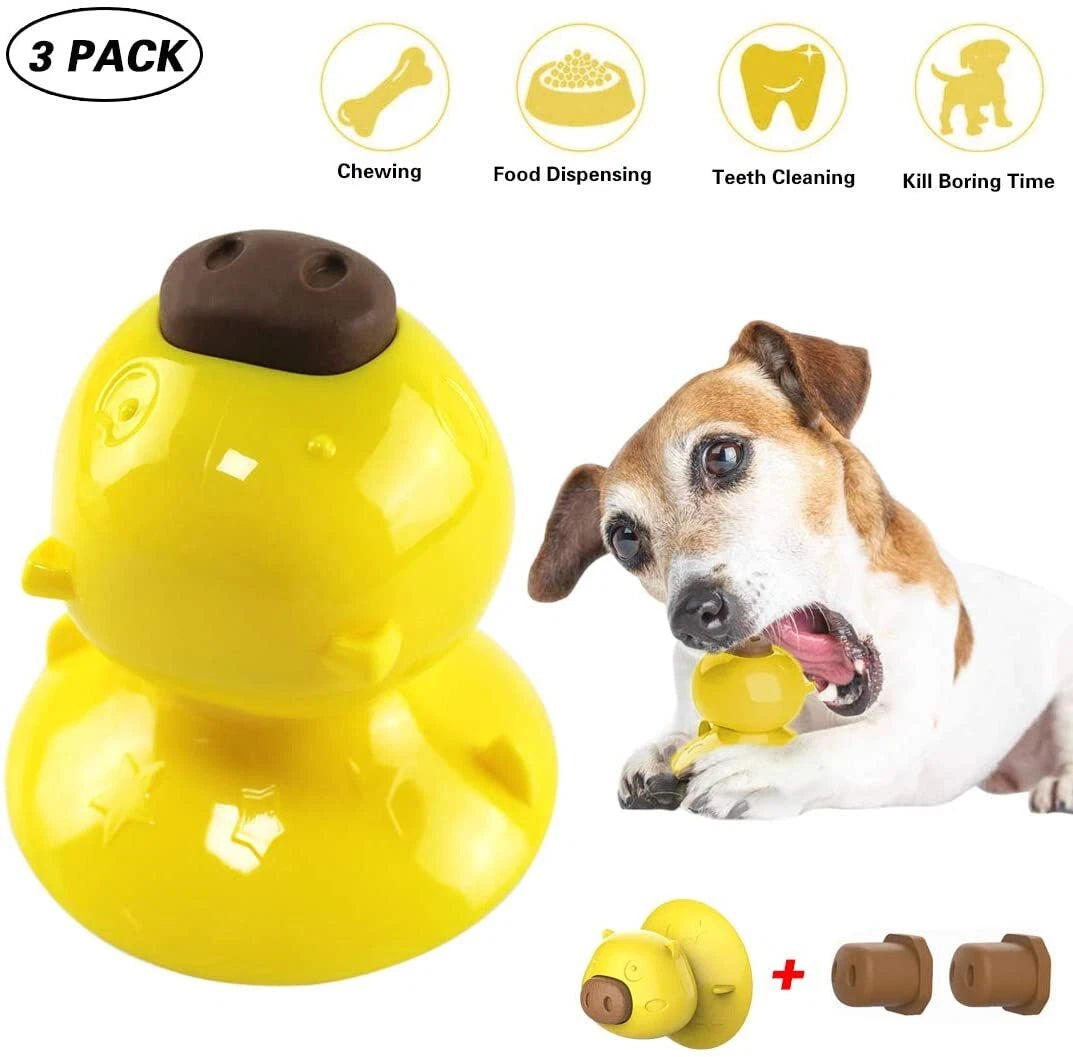 Dog Lick Toy Teeth Cleaning Chew Slow Feeder For Dog Bathing Grooming