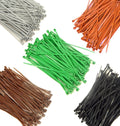 Zip 4" Cable Ties 500pc Nylon Wire Tie Wraps