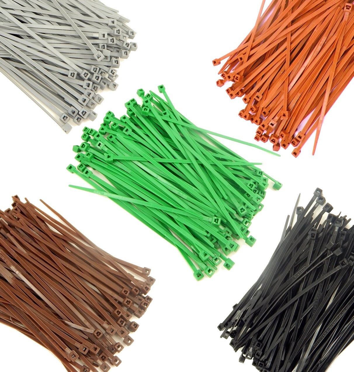 Zip 4" Cable Ties 500pc Nylon Wire Tie Wraps