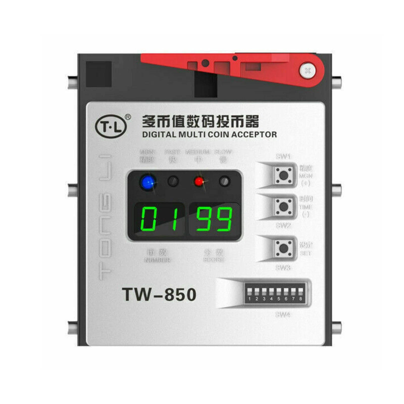 Tw-850 Top Entry Multi Coin Acceptor Coin Selector | Built Supply Co