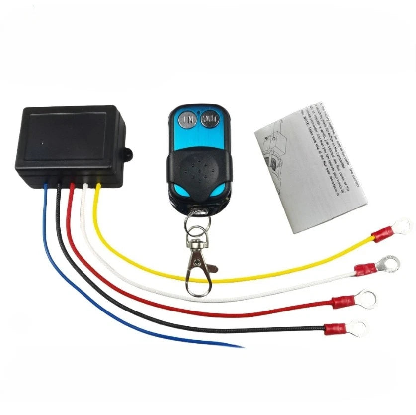 Wireless Winch Remote Control Kit 1224V For Suv With Rf Frequency To