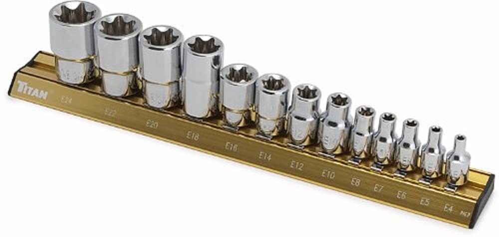 Titan 13-Piece E-Star Socket Set by Titan