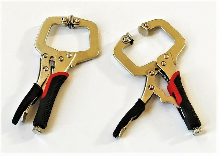 CAL-HAWK Super Grip 6" Locking Vise C Clamp Pliers by CAL-HAWK