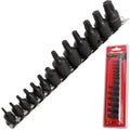 Neilsen 13pc Male T Type Bit Star Socket Set - T8 to T60 by Neilsen