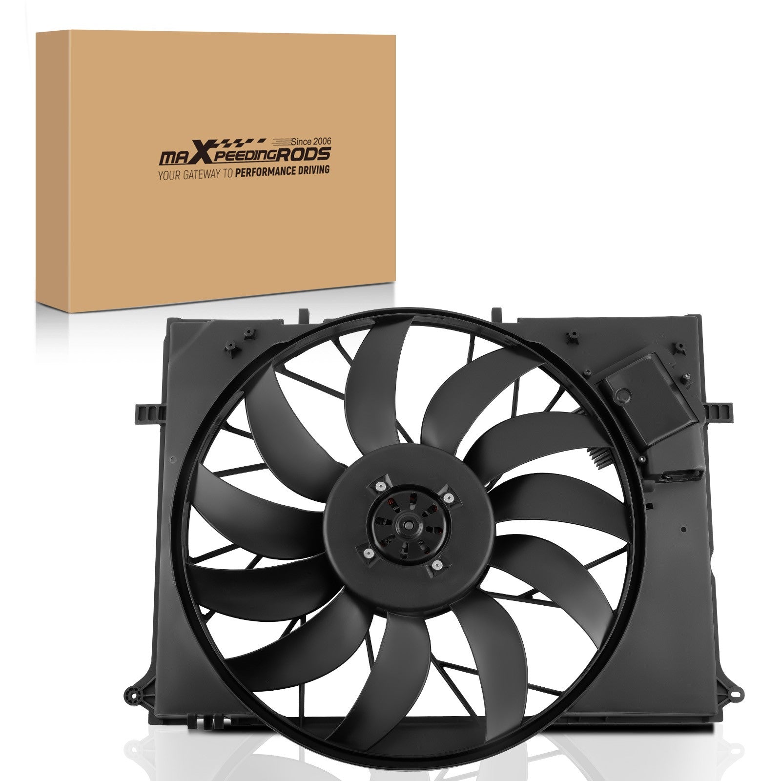 Radiator Cooling Fan Assembly for Mercedes-Benz C215 W220 S500 S600