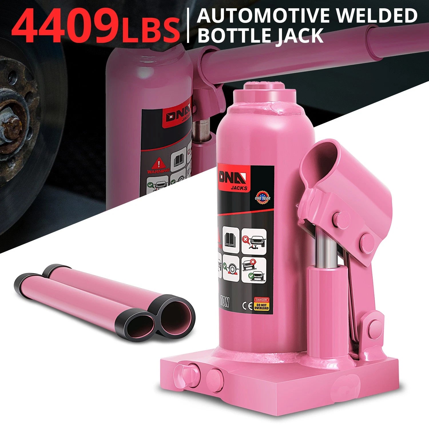6.3"-11.8" 2 Ton Automotive Welded Air Hydraulic | Built Supply Co