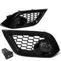 Fit 16-18 Toyota Scion Corolla Im Pair Smoked Lens Fog Light Lamp