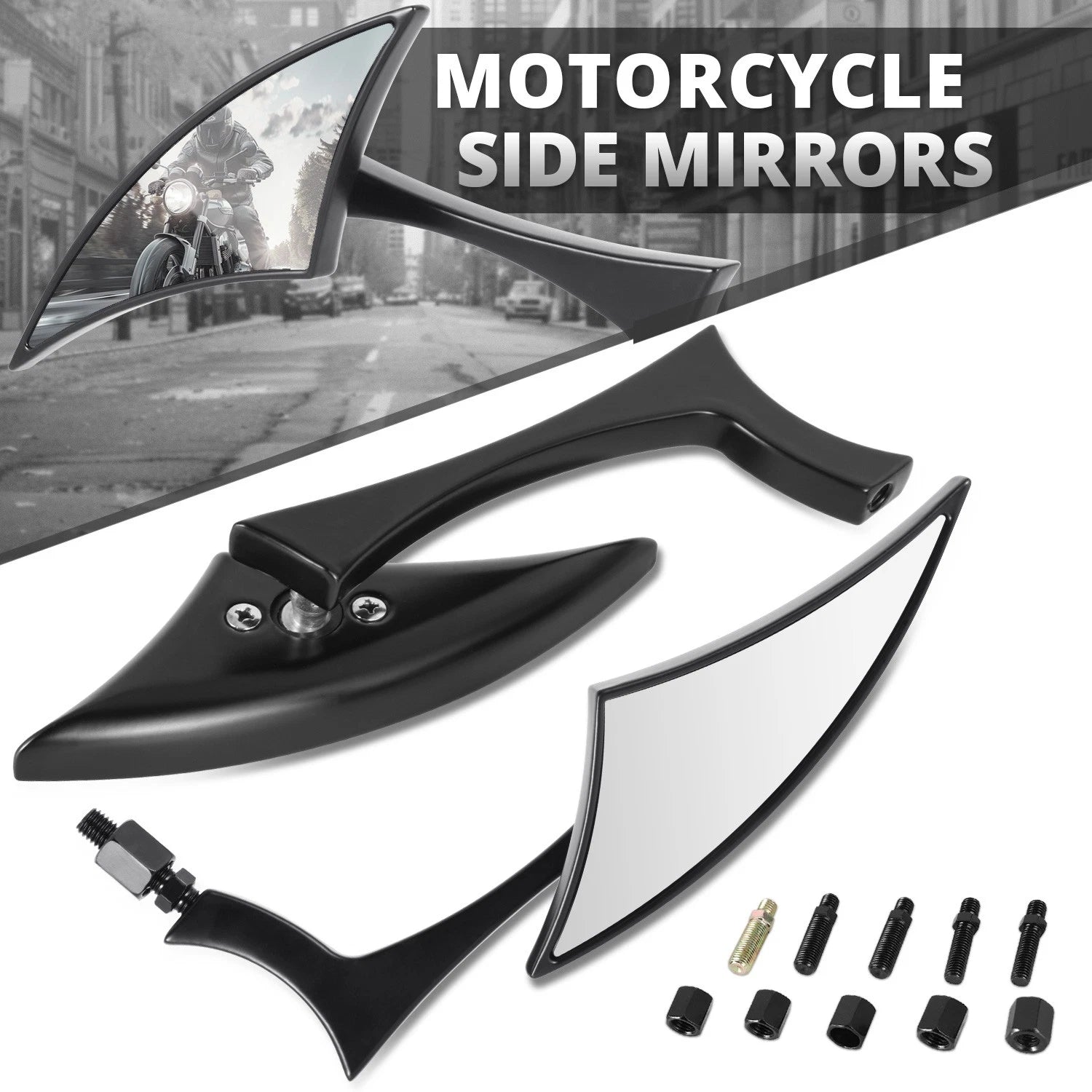 Fit Universal Naked Bike Cruiser Axe Black Triangle | Built Supply Co