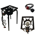 Heavy Duty High Pressure Single Burner Stove Tall Stand Outdoor