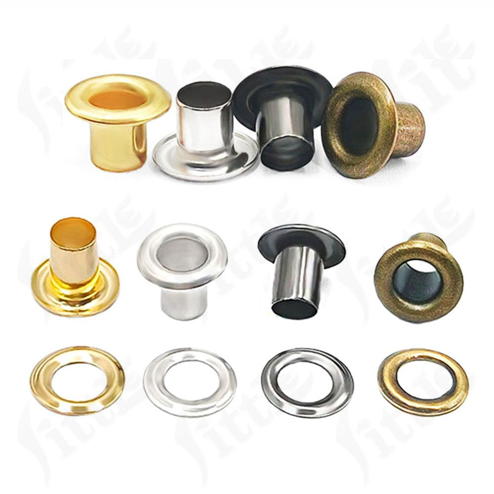 100pcs Eyelets with Washer Grommets