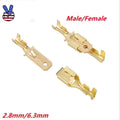 Copper Non-insulated 2.8/6.3mm Connector Quick Splice Spade Terminals
