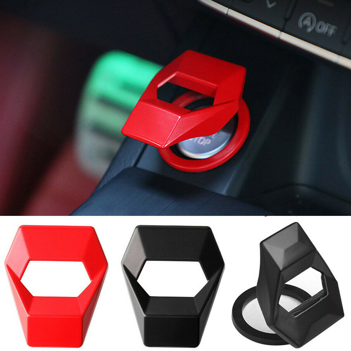 Car Engine Start Stop Push Button Switch Cap Cover by Unbranded