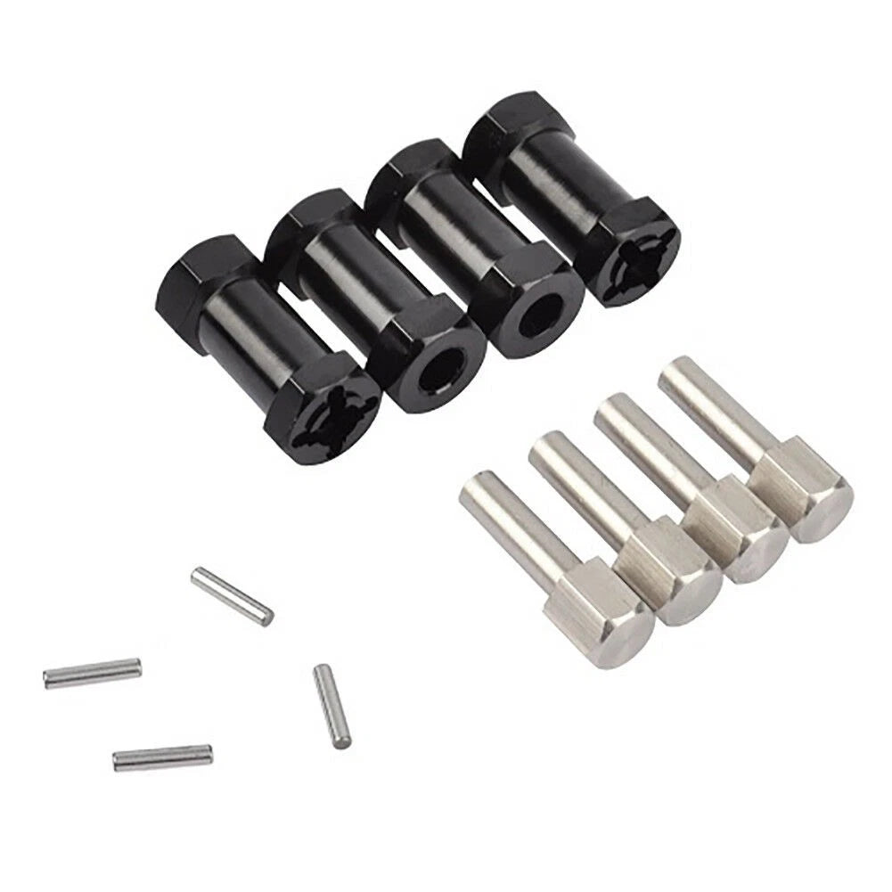 Alloy Wheel Hub Hex 12mm Extension Adapter For 1/10 Rc Car Scx10