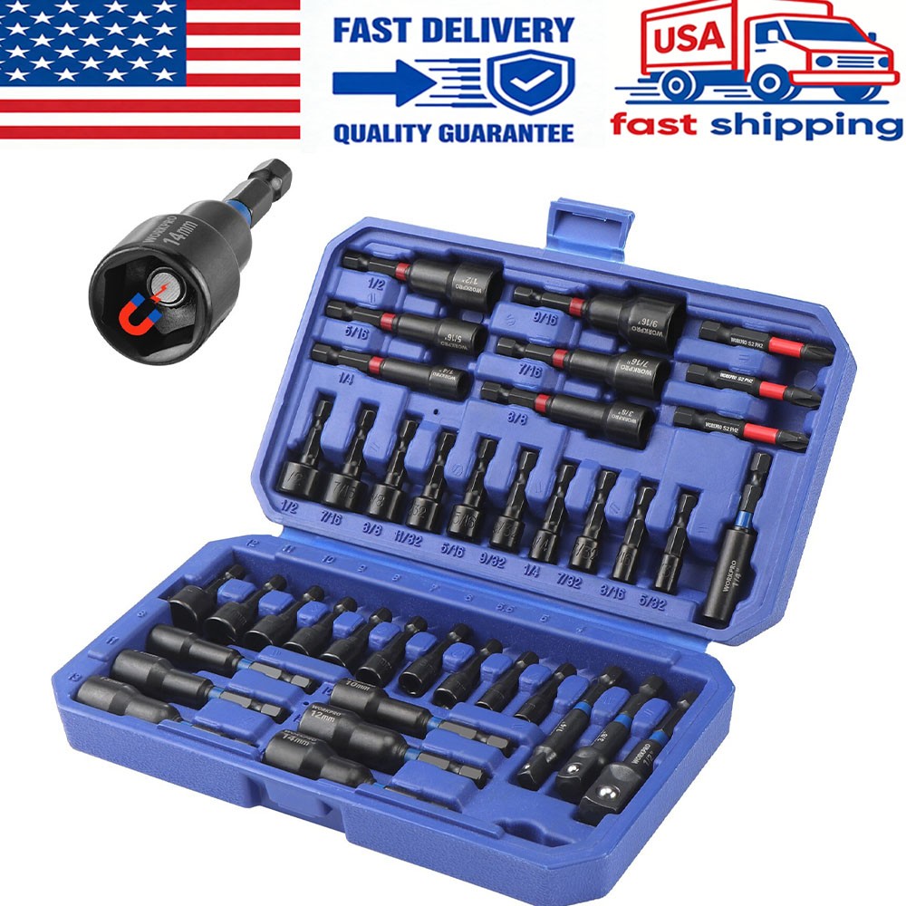 WORKPRO 39-Piece Magnetic Nut Driver Set by WORKPRO
