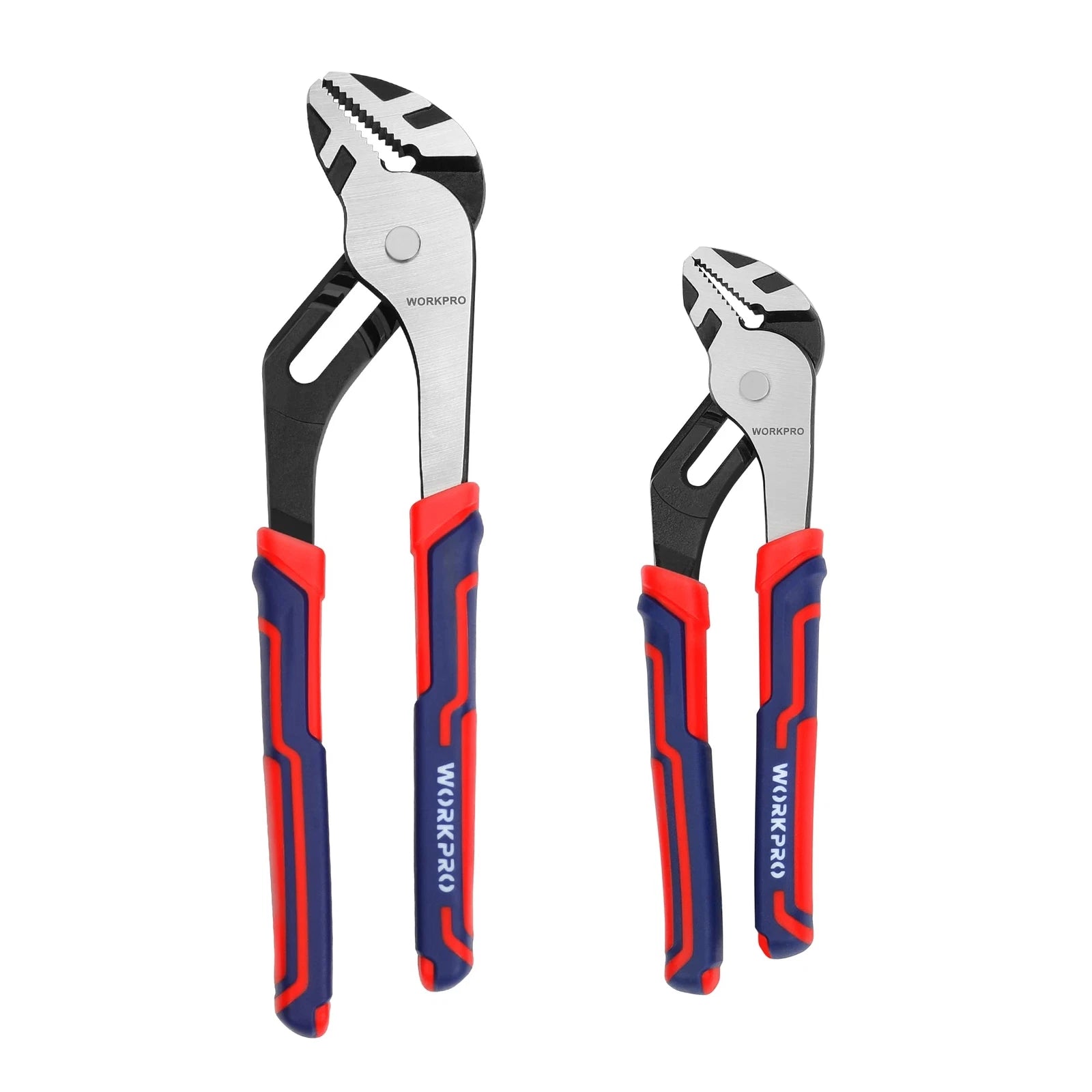 Workpro 10 & 8 Inch Groove Joint Plier Set Adjustable Water Pump