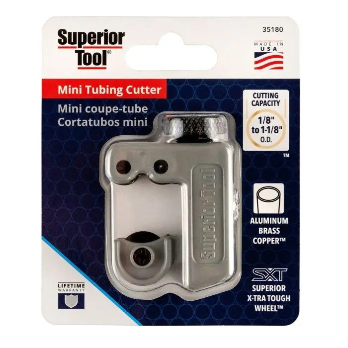 Superior Tool Mini Tube Cutter 1/8-1-1/8" OD