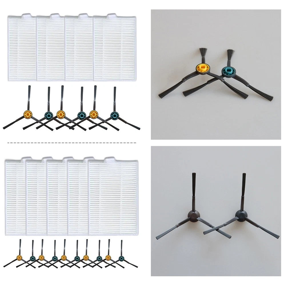 Reliable Filters And Side Brushes Set For Midea M6 Vcr21ldsw Vacuum