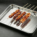 Stainless Steel Baking And Grilling Tray With Drain Rack For Easy