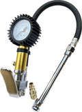 6 " Angle Dual Chuck Air Tire Inflator 220PSI W/dial Gauge Inflate