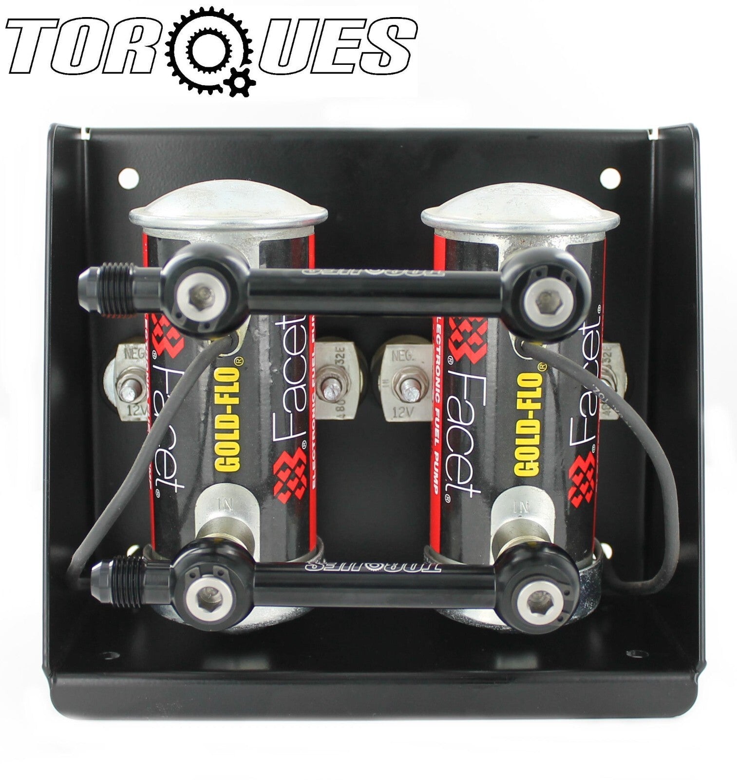 AN -6 (6AN AN6) Twin Facet Red Top Fuel Pump Manifold Assembly all In
