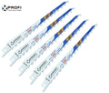 5pc S644D HCS 6T 152mmL Reciprocating Saw Blade Wood Timber PVC Cut