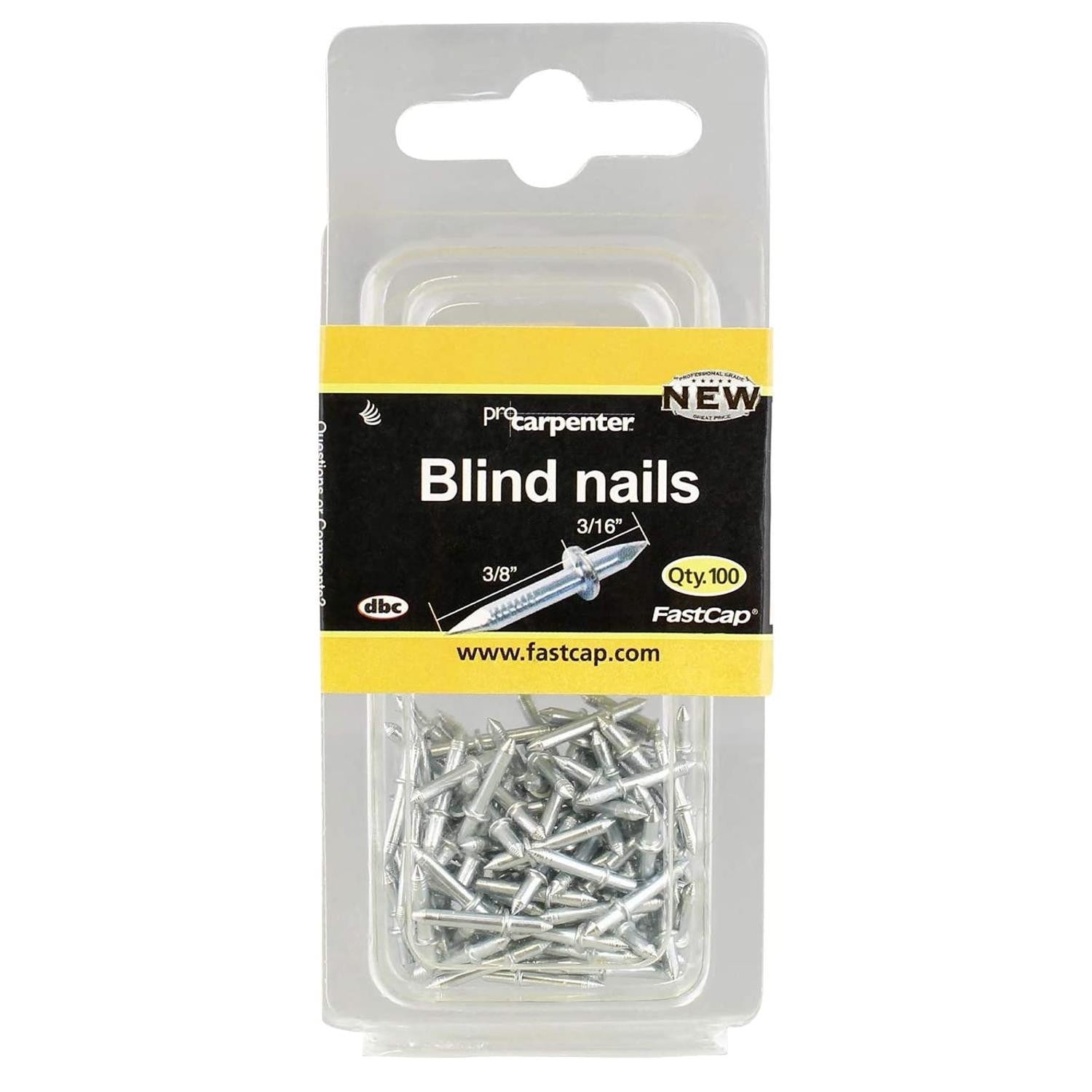 Fastcap Double Ended Blind Nails 9+5mm (3/8"+3/16") | Built Supply Co