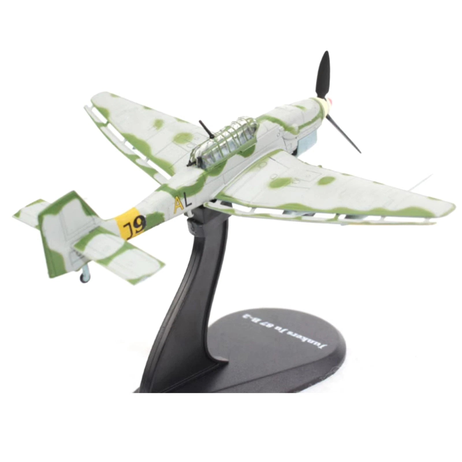 1/100 Scale 11cm German Stuka Junkers Ju-87 B-2 Bomber Model Souvenir