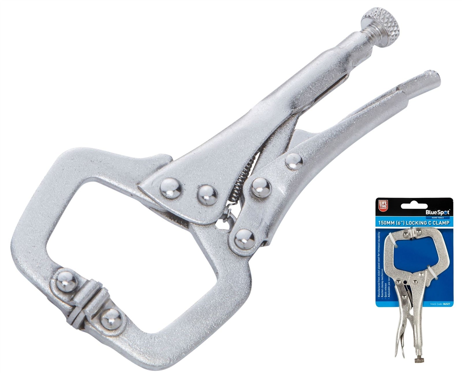 150mm C Clamp Locking Mole Grip Pliers