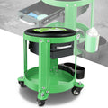 5.5x 9.5x 1.75 300lbs Capacity Mechanics Roller Seats Green Tool Seat