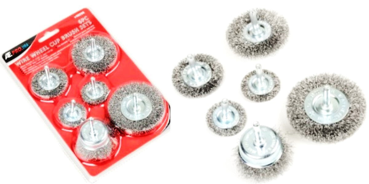 ATE Pro Steel Wire Wheels & Cup Brush Assortment