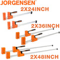 Jorgensen 48''/24''/36''<wbr/>bar Clamps 90° | Built Supply Co