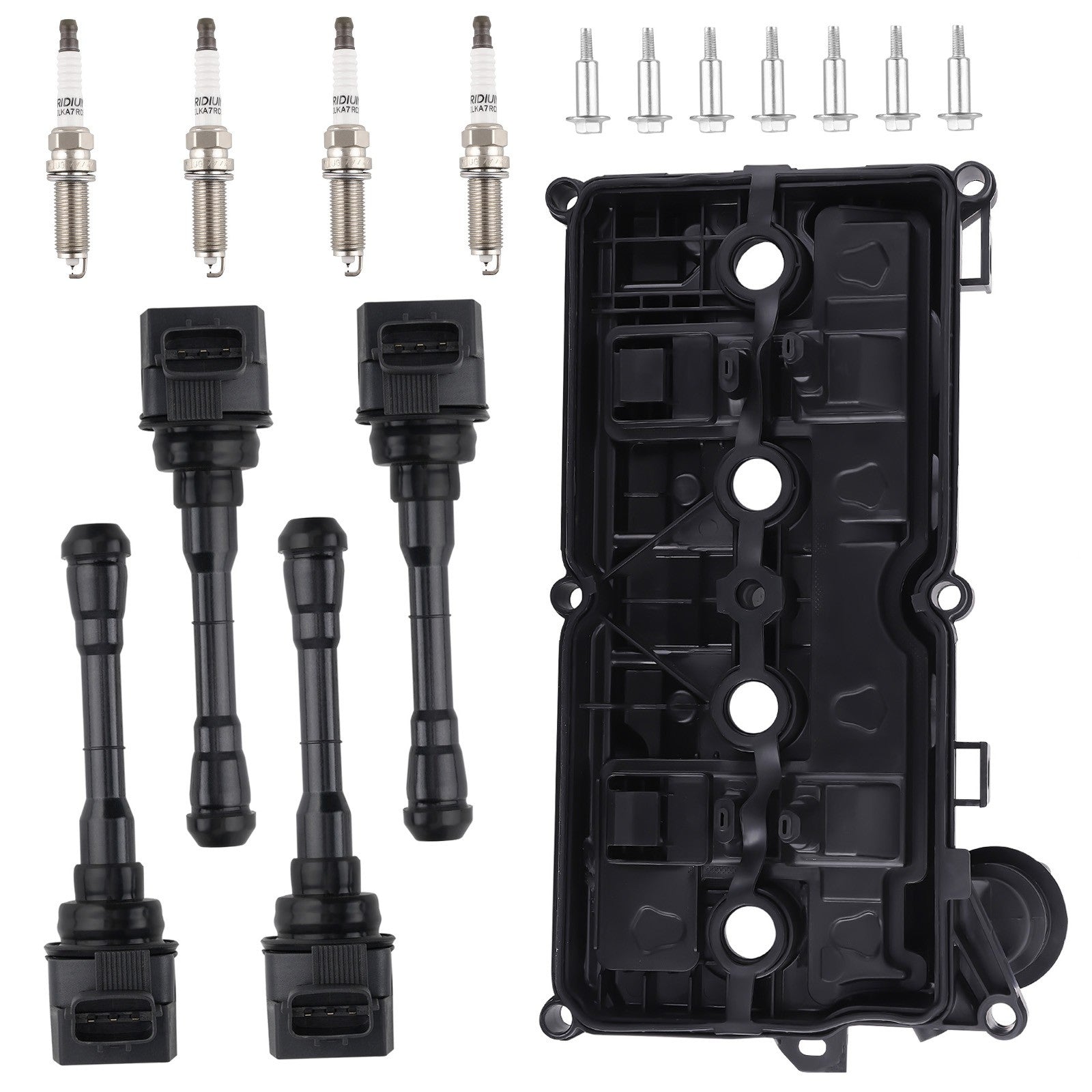 Coil Pack & Valve Cover + Gasket Bolts For Nissan Juke Sentra 1.6L