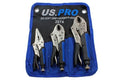 Us Pro Soft Grip Locking Pliers Set 6.5, 7, 10" Mole Grips Vice Clamp