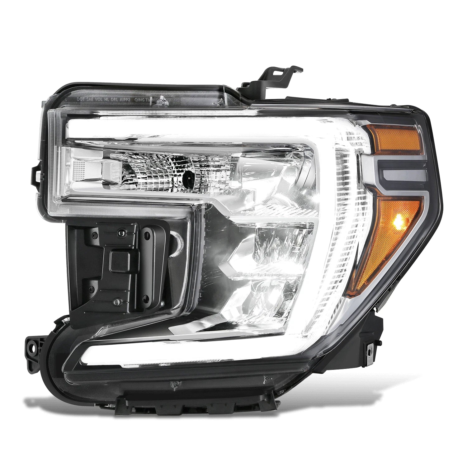 Fit 19-22 Gmc Sierra 1500 Limited Chrome Amber Led | Built Supply Co