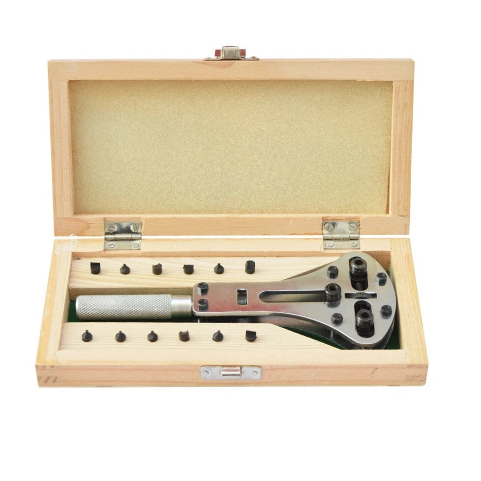 Jumbo Waterproof Watch Jaxa Type Case Opener With Wooden Box Capacity